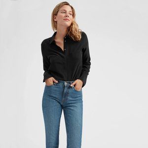 Everlane silk two pocket shirt